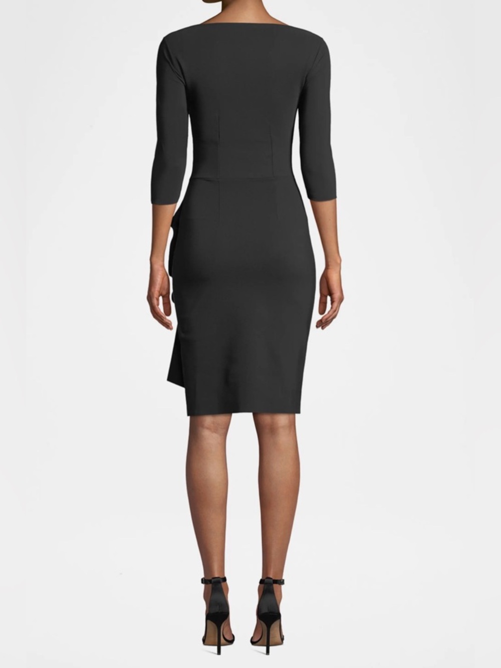 Chiara Boni La Petite Robe Melania Short Off the Shoulder Black dress size 2 - Picture 3 of 5